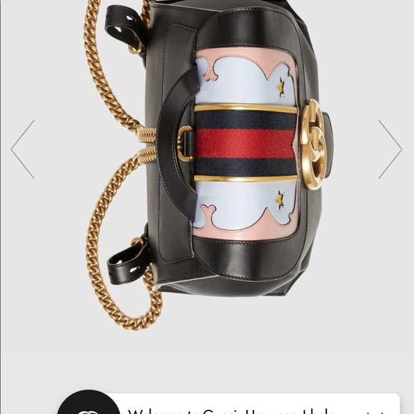 SOLD Gucci marmont leather backpack $2700 - Picture 4 of 12